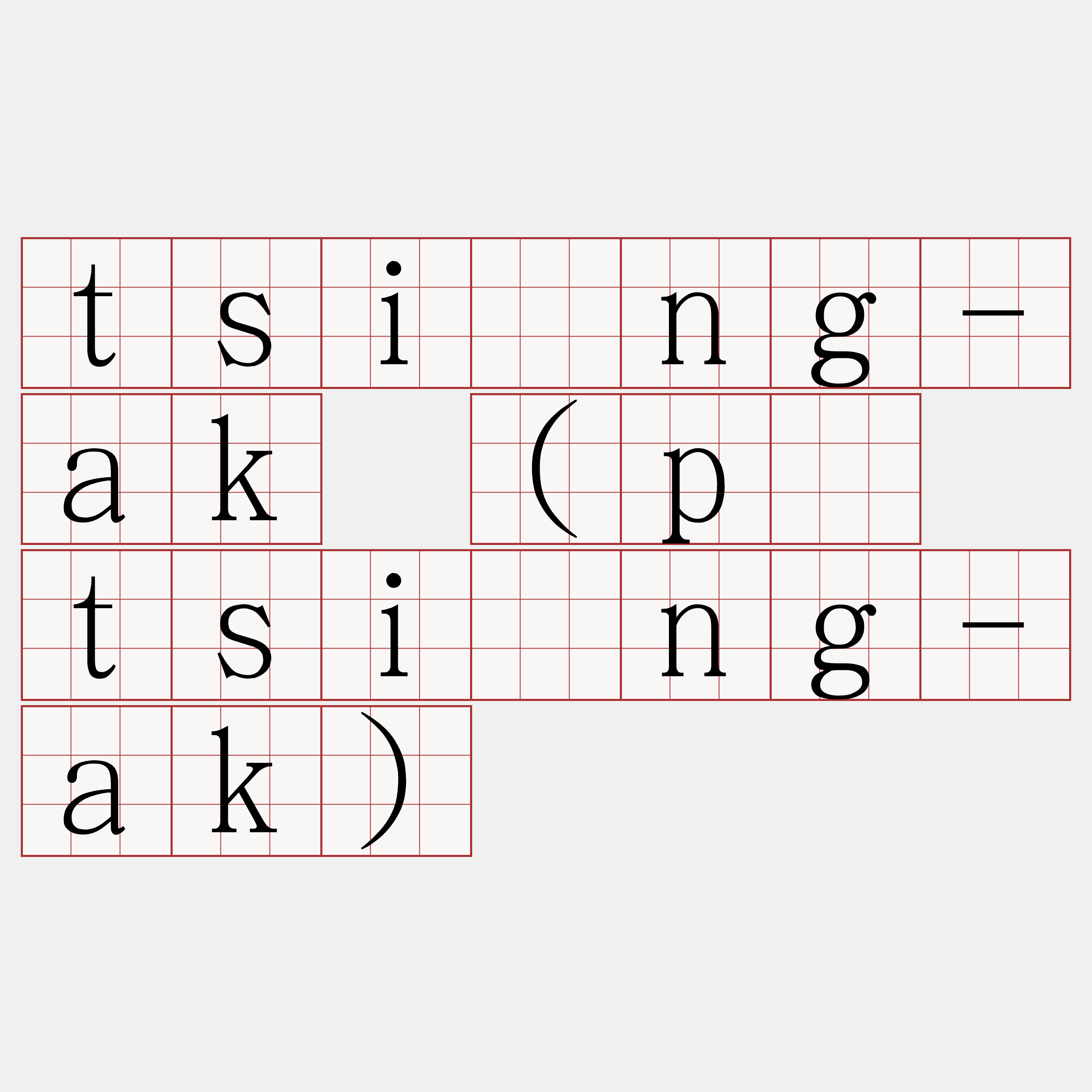 tsiáng-ak (pī tsiáng-ak)